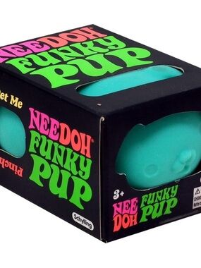 NeeDoh Funky Pup Squeeze Toy - Teal